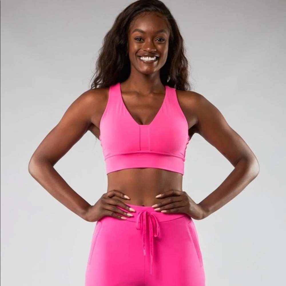 BuffBunny Siren Sports Bra - Miami Vice Pink